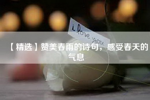【精选】赞美春雨的诗句，感受春天的气息