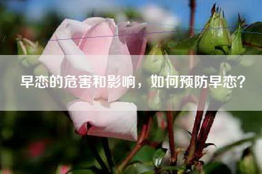 早恋的危害和影响，如何预防早恋？