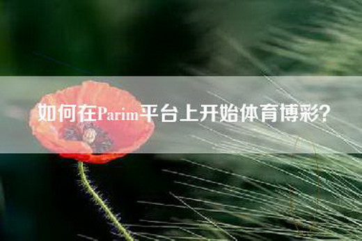 如何在Parim平台上开始体育博彩？