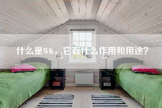 什么是WK，它有什么作用和用途？