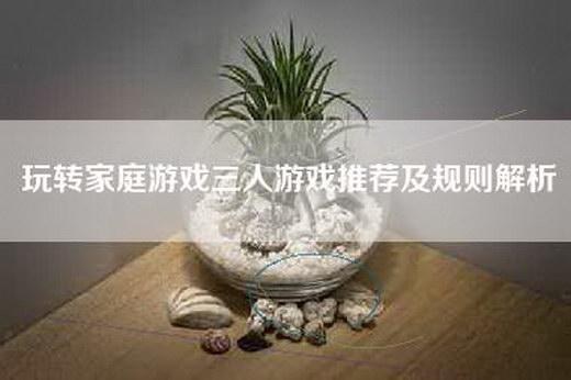 玩转家庭游戏三人游戏推荐及规则解析