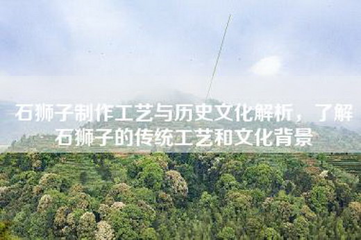 石狮子制作工艺与历史文化解析，了解石狮子的传统工艺和文化背景
