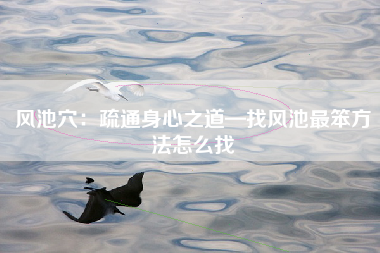 风池穴：疏通身心之道—找风池最笨方法怎么找