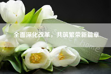 全面深化改革，共筑繁荣新篇章