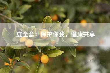 安=：保护你我，健康共享