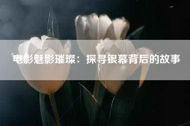 电影魅影璀璨：探寻银幕背后的故事