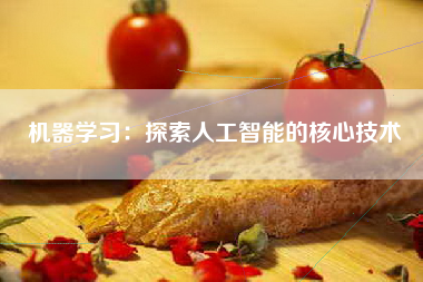 机器学习：探索人工智能的核心技术
