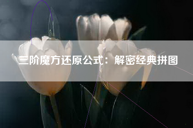 三阶魔方还原公式：解密经典拼图
