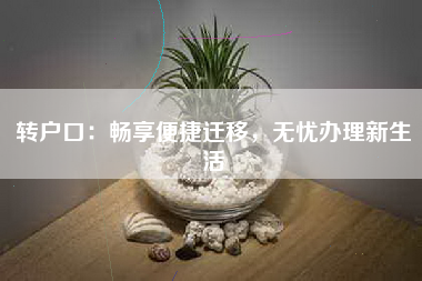 转户口：畅享便捷迁移，无忧办理新生活
