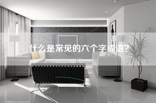 什么是常见的六个字成语？