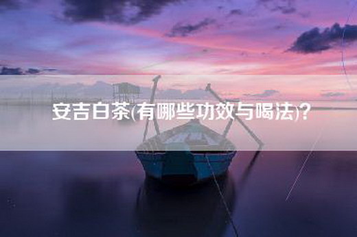 安吉白茶(有哪些功效与喝法)？