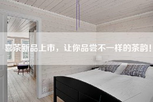 喜茶新品上市，让你品尝不一样的茶韵！