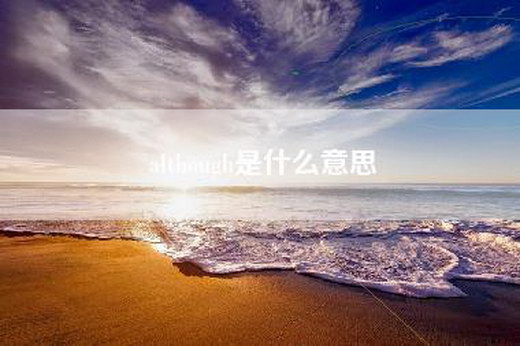 although是什么意思