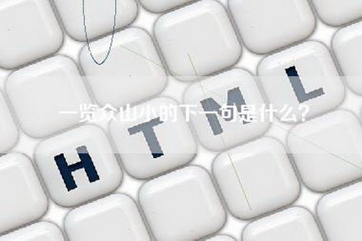 一览众山小的下一句是什么？