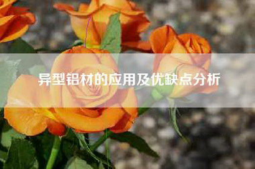 异型铝材的应用及优缺点分析