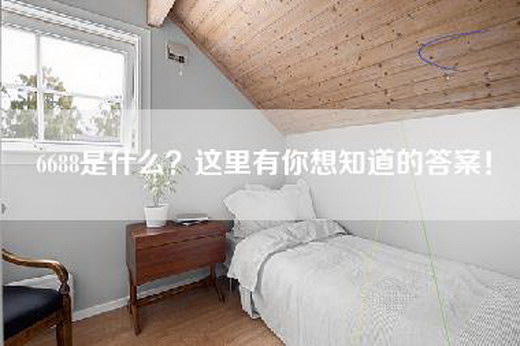 6688是什么？这里有你想知道的答案！