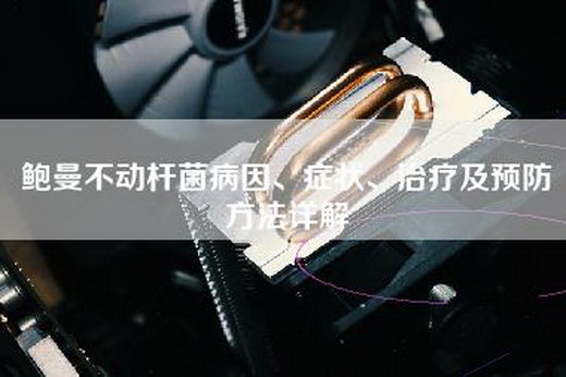 鲍曼不动杆菌病因、症状、治疗及预防方法详解