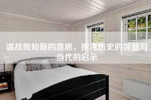 温故而知新的意思，探寻历史的智慧与当代的启示