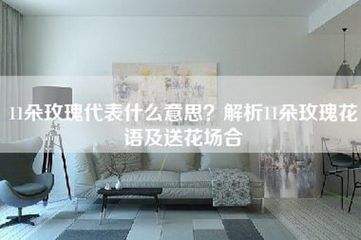 11朵玫瑰代表什么意思？解析11朵玫瑰花语及送花场合