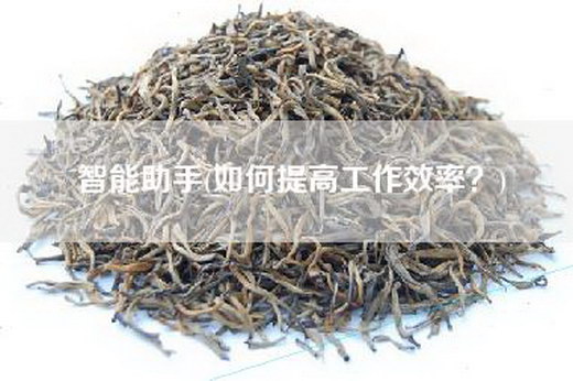 智能助手(如何提高工作效率？)