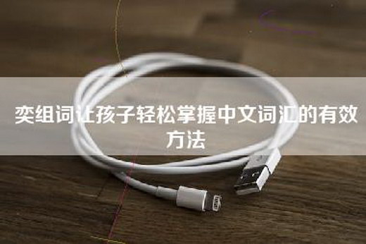 奕组词让孩子轻松掌握中文词汇的有效方法