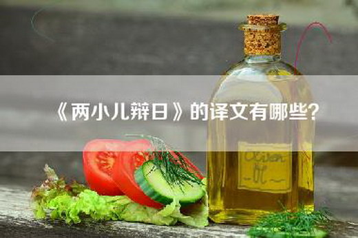 《两小儿辩日》的译文有哪些？