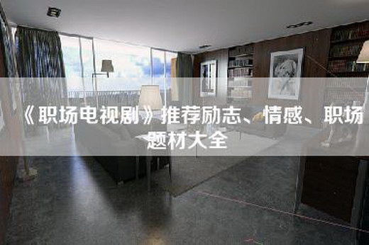 《职场电视剧》推荐励志、情感、职场题材大全