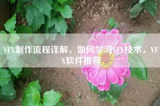 VFX制作流程详解，如何学习VFX技术，VFX软件推荐