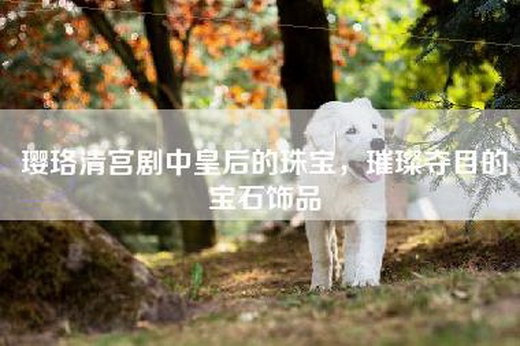 璎珞清宫剧中皇后的珠宝，璀璨夺目的宝石饰品