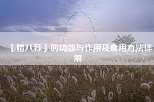【腊八蒜】的功效与作用及食用方法详解