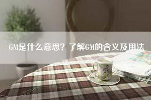 GM是什么意思？了解GM的含义及用法