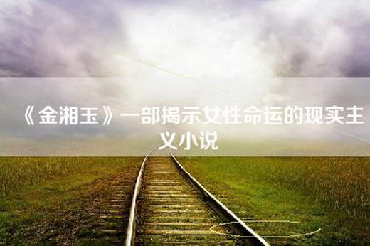 《金湘玉》一部揭示女性命运的现实主义小说