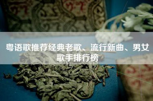 粤语歌推荐经典老歌、流行新曲、男女歌手排行榜
