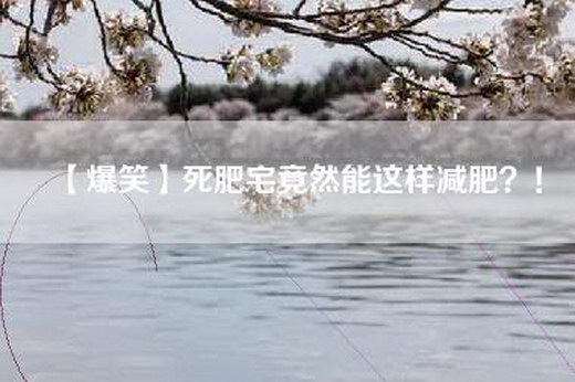 【爆笑】死肥宅竟然能这样减肥？！