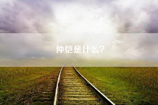 仲恺是什么？
