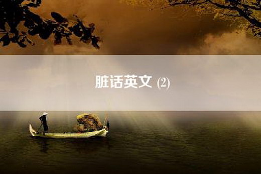 脏话英文 (2)