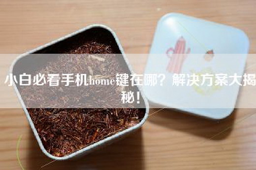 小白必看手机home键在哪？解决方案大揭秘！