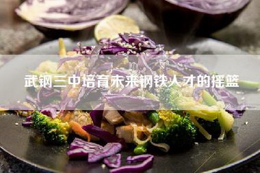武钢三中培育未来钢铁人才的摇篮