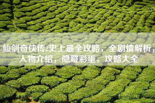 仙剑奇侠传2史上最全攻略，全剧情解析，人物介绍，隐藏彩蛋，攻略大全