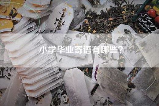 小学毕业寄语有哪些？