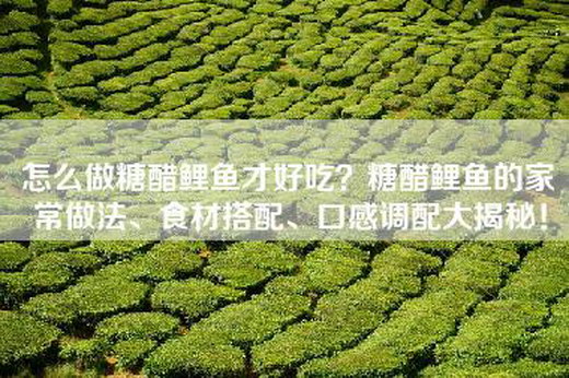 怎么做糖醋鲤鱼才好吃？糖醋鲤鱼的家常做法、食材搭配、口感调配大揭秘！