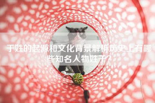 于姓的起源和文化背景解析历史上有哪些知名人物姓于？