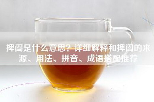 捭阖是什么意思？详细解释和捭阖的来源、用法、拼音、成语搭配推荐