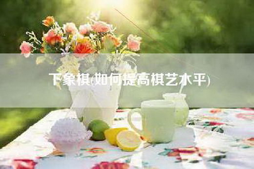 下象棋(如何提高棋艺水平)