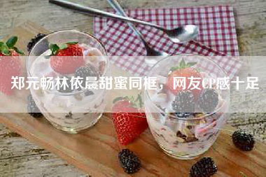 郑元畅林依晨甜蜜同框，网友CP感十足