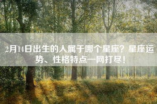 2月14日出生的人属于哪个星座？星座运势、性格特点一网打尽！