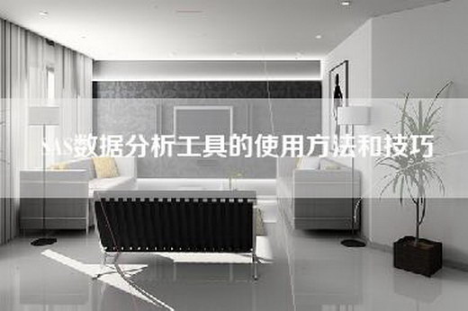SAS数据分析工具的使用方法和技巧
