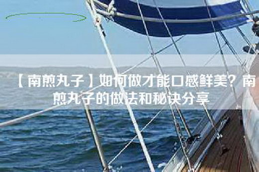 【南煎丸子】如何做才能口感鲜美？南煎丸子的做法和秘诀分享