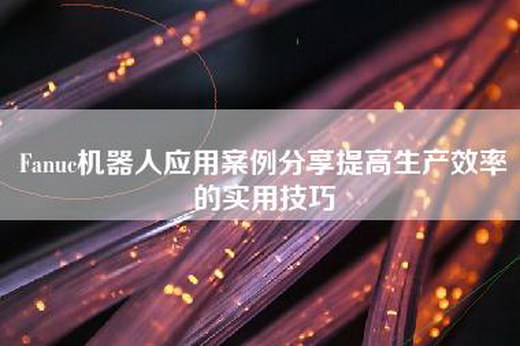 Fanuc机器人应用案例分享提高生产效率的实用技巧
