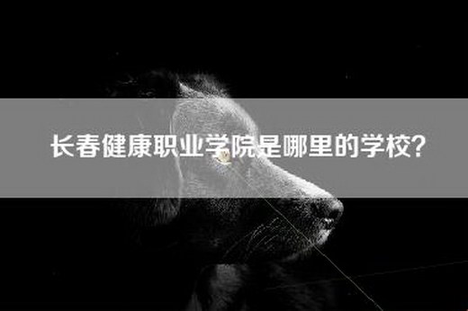 长春健康职业学院是哪里的学校？
